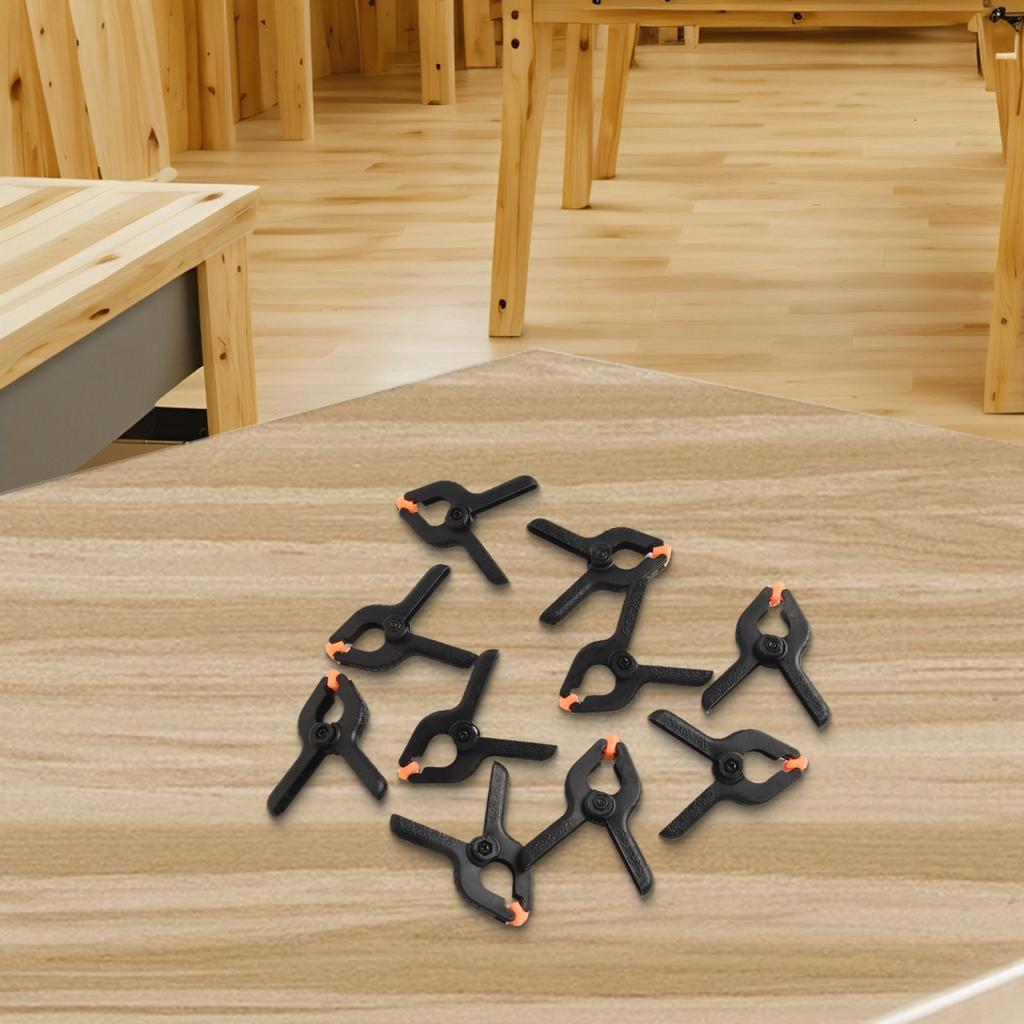 10 штук в упаковке 2-дюймовых пружинных зажимов с вращающимися губками — идеально подходят для нестандартных предметов