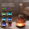 Увлажнитель воздуха Volcanic Air Aromatherapy Ultrasonic Rainbow Light Remote Control Flame Essential Oil Diffuser Home Christmas Gift