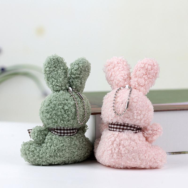 Брелок с кроликом, плюшевая кукла, рюкзак, подвеска, детские игрушки в виде животных