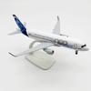 20СМ A320neo Модель самолета Игрушка Металлический масштабный самолет 1:300 Статичная литая модель самолета С колесами Декорация Авиационный подарок