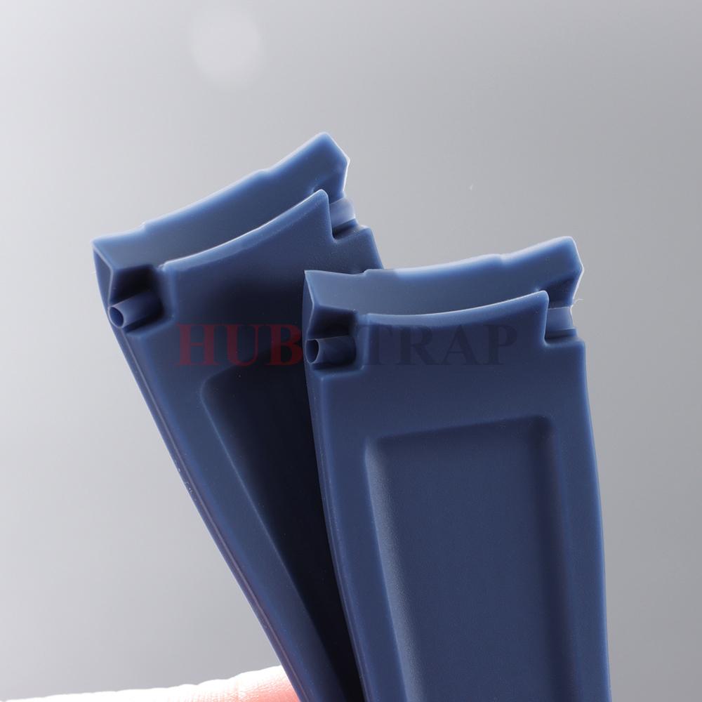 20мм22мм для Rolex Резиновый ремешок для Swatch Универсальный Мужской Женский Изогнутый конец Силиконовый ремешок для часов Citizen Sport Водонепроницаемый ремень