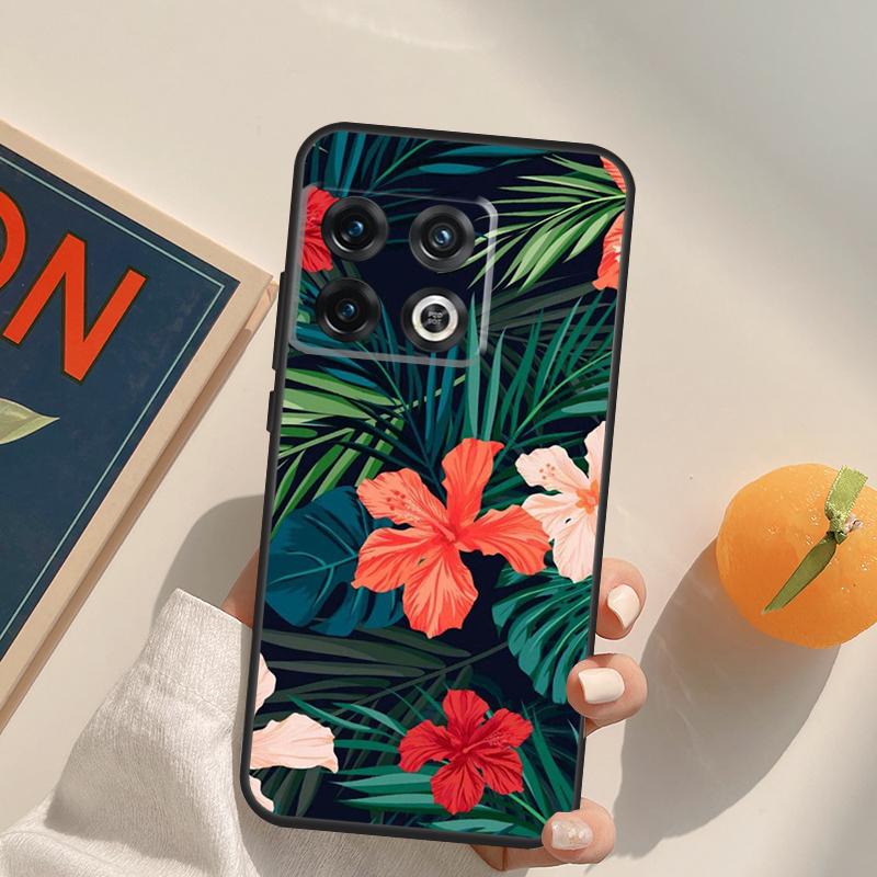 Летний Растение Пальма Зеленый Лист Алоха Чехол Для OnePlus Ace 8T 9R 9RT 10T 8 9 11 10 Pro Чехол Для OnePlus Nord 2 2T N10 N20 N100 CE