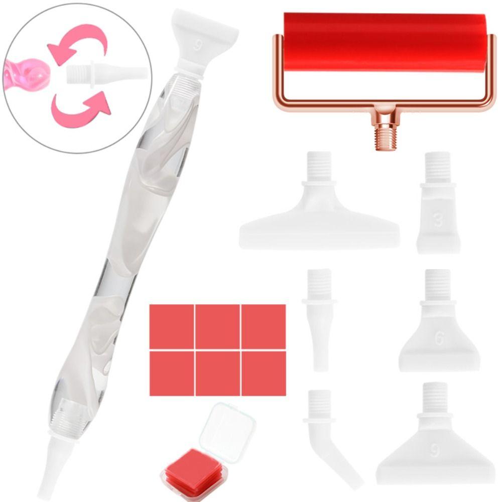 Replace Pen Head Cross Stitch Resin Pen Point Drill Pens Resin Diamond Painting Pen Plastic Heads