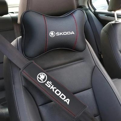 AAAAC1 Подушка для шеи в автомобиль, ремень, защита плеча для Octavia Fabia Rapid Kamiq Scala Kodiaq Superb VisionS Yeti Karoq Enyaq-iV