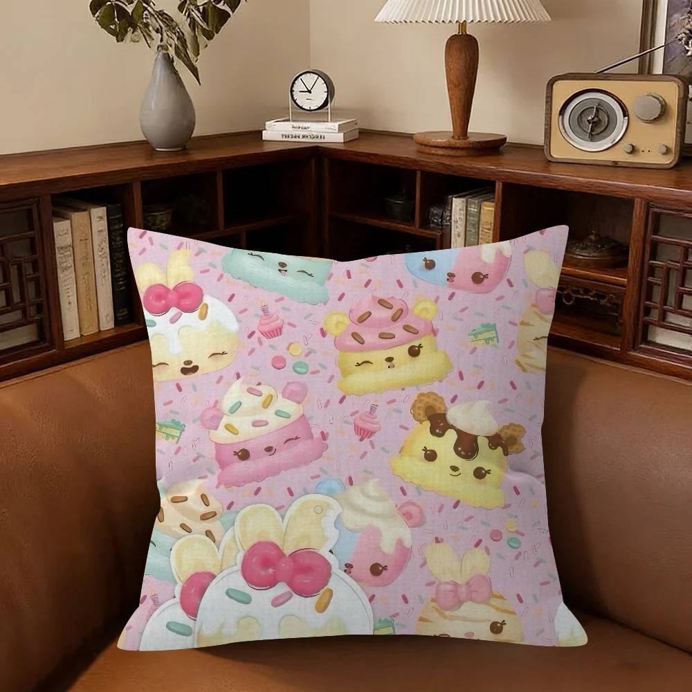 Cute Num Noms Cartoon Cushion Cover Decorative Pillow Sofa Home Decor Case Pillow Cases