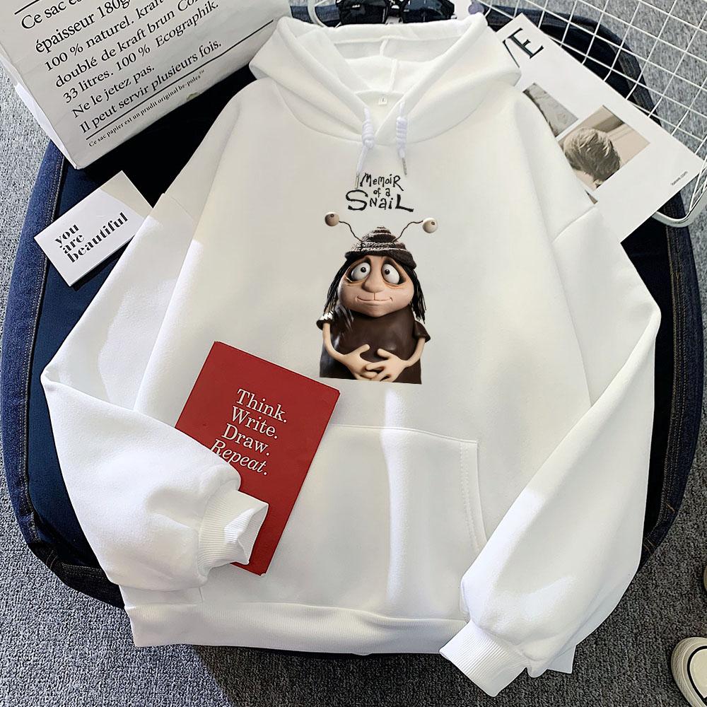 Мемуары улитки Худи с принтом фильма Смешные мультяшные графические толстовки Унисекс Уличная одежда Женская Мужская одежда Женская