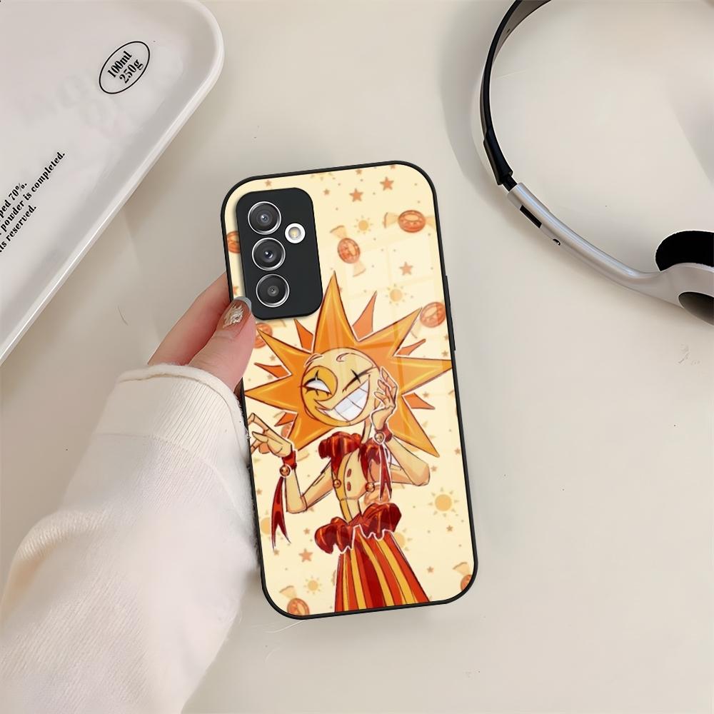 FNAF Сандроп Чехол для телефона Стекло Для Samsung S24 S26 S23 S20 S25 S21 S22 Ultra Fe Plus A05 A06 A16 A26 A36 A56 Чехол