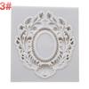 European Pastry Antique Mirror Frame Fondant Cake Mold Silicone Mould Border Embossing Pastry Tool