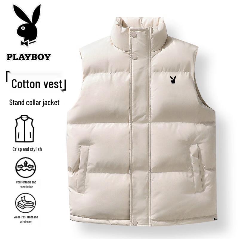 PLAYBOY Мужской утепленный жилет из хлопка