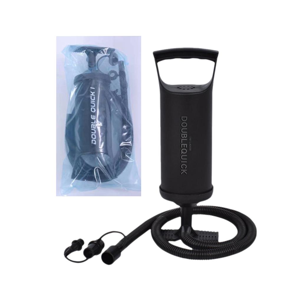 Portable 12-Inch Inflator Pump for Beach Toys Outdoor Swimming Ring Hand Push Inflator Pump Portable for Inflating Airbeds