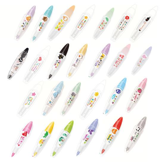 Animals Press Type Decorative Pens Cartoon Pattern DIY Lace Correction Tapes Infinite Decorative Pens for Scrapbooking Diary