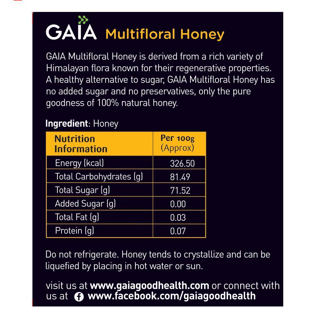 Multiflowered Honey (250 G), Multifloral Honey, Gaia