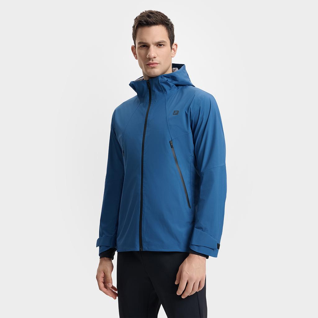 Fila Модная Универсальная Повседневная Тканая Куртка с Капюшоном Мужские Куртки Ледяной Туман Синий A11M511719FBU