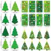 24Pcs Christmas Crafts For Kids - Diy Xmas Tree Ornaments With Sticker Kits - Set For Holiday Decorations, Party Favors