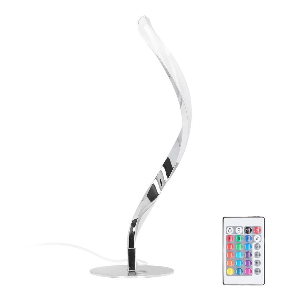 Современная спиральная настольная лампа многофункциональная RGB современная прикроватная тумбочка для спальни гостиной