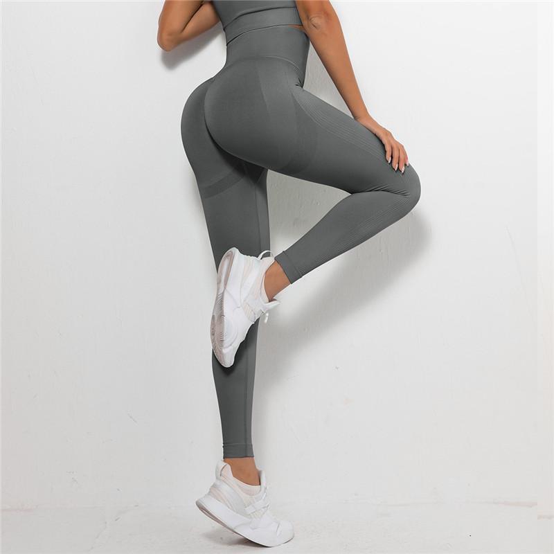 Бесшовные штаны для йоги Auroth, женские леггинсы для фитнеса, колготки с высокой талией, персиковые бедра, леггинсы для бега в тренажерном зале