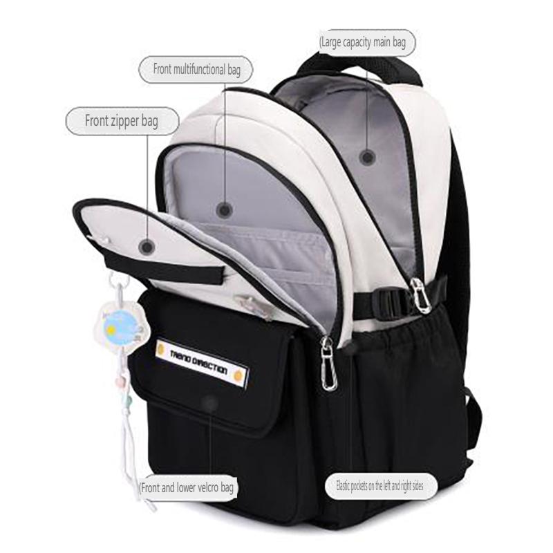 Рюкзак Высокая грязеустойчивость Большая вместимость Студенческий Простой