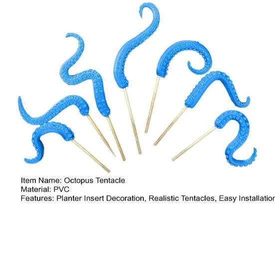 7 Pcs Planter Insert Octopus Tentacles Resin Octopus Tentacles Flower Pot Decoration