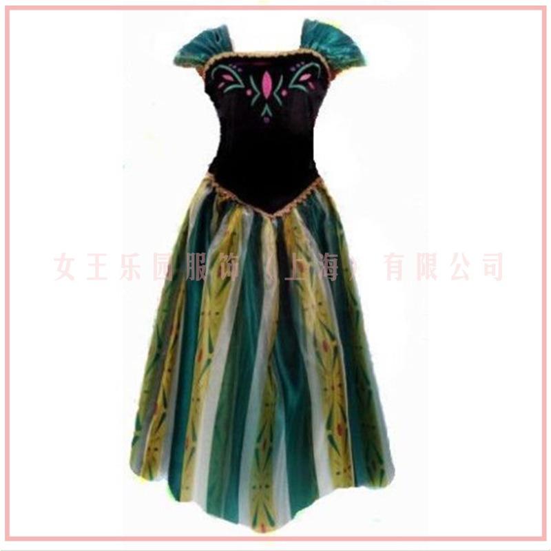 Frozen Elsa Elsa Women Adult Adult Princess Dress Anna Dress Performance Dress Anna Princess Dress