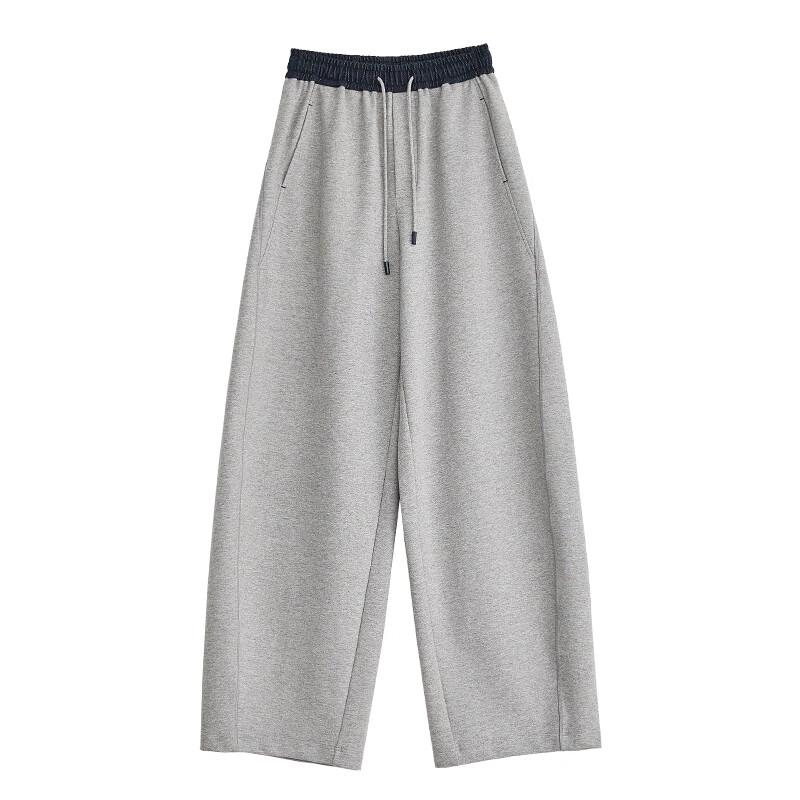 Женские широкие брюки-джоггеры FAESSLIN из смесовой шерсти с высокой талией, устойчивые к образованию складок