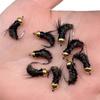 15Pcs/Box Brass Bead Head Fast Sinking Fly Fishing Bait/Humpy Fly Bait Fishing For Trout Flies Artificial Insect Fishing Bait Lure