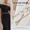 Street Hot Girl Geometric Metal Waist Chain Women Versatile Dress Fashionable Decoration Waist-retracting Body Chain Women