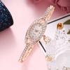 Женские часы-браслет Роскошные женские кварцевые наручные часы для девочек в подарок