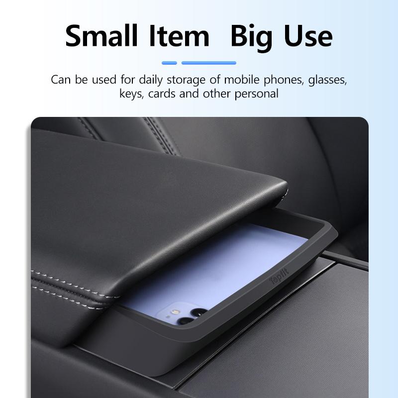 Центральный подлокотник с удобным карманом для Tesla Model 3 Highland Силиконовый ящик для хранения Артефакт для хранения Автомобильные аксессуары для хранения