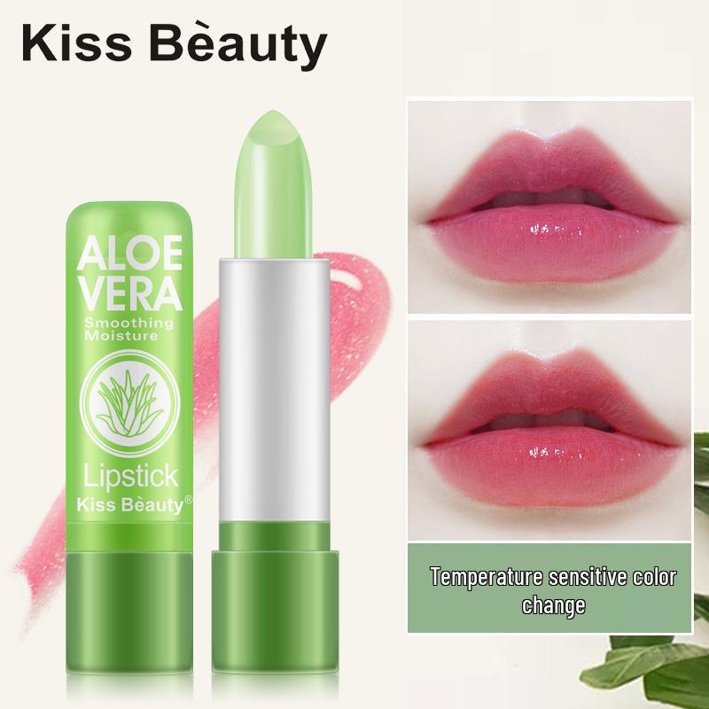 Увлажняющий бальзам для губ Kiss Beauty, меняющий цвет: Водонепроницаемый и устойчивый к трещинам