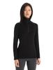 Women' Icebreaker Longsleeve 260 Tech Hz Black Ibb04390001 R