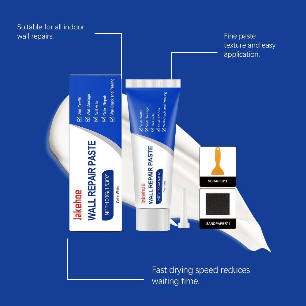 Crack Repair Dry Wall Repair Kit Quick-Drying Formula Wall Patch Kit  Home Repair