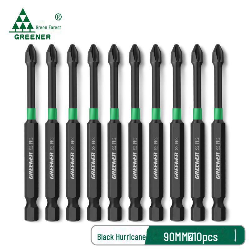 Высокопрочный магнитный набор ручной дрели крестового типа Green Forest с битами для отвертки немецкого производства