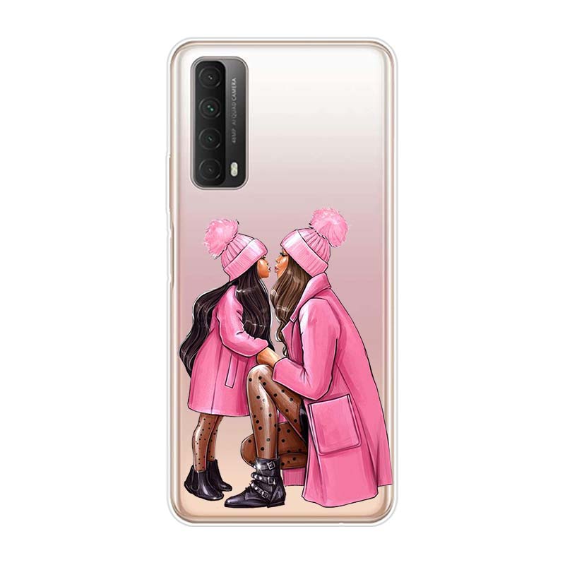 Мягкий чехол для телефона для семьи, мамы и папы, для Huawei Y9S Y6S Y8S Y9A Y7A Y8P Y7P Y5P Y6P Y7 Y6 Y5 Pro Prime 2020 2019