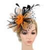 Flower Cocktail Wedding Feathers Hair Clip Alice Headband Clip Fascinator Hat Tea Party Headband