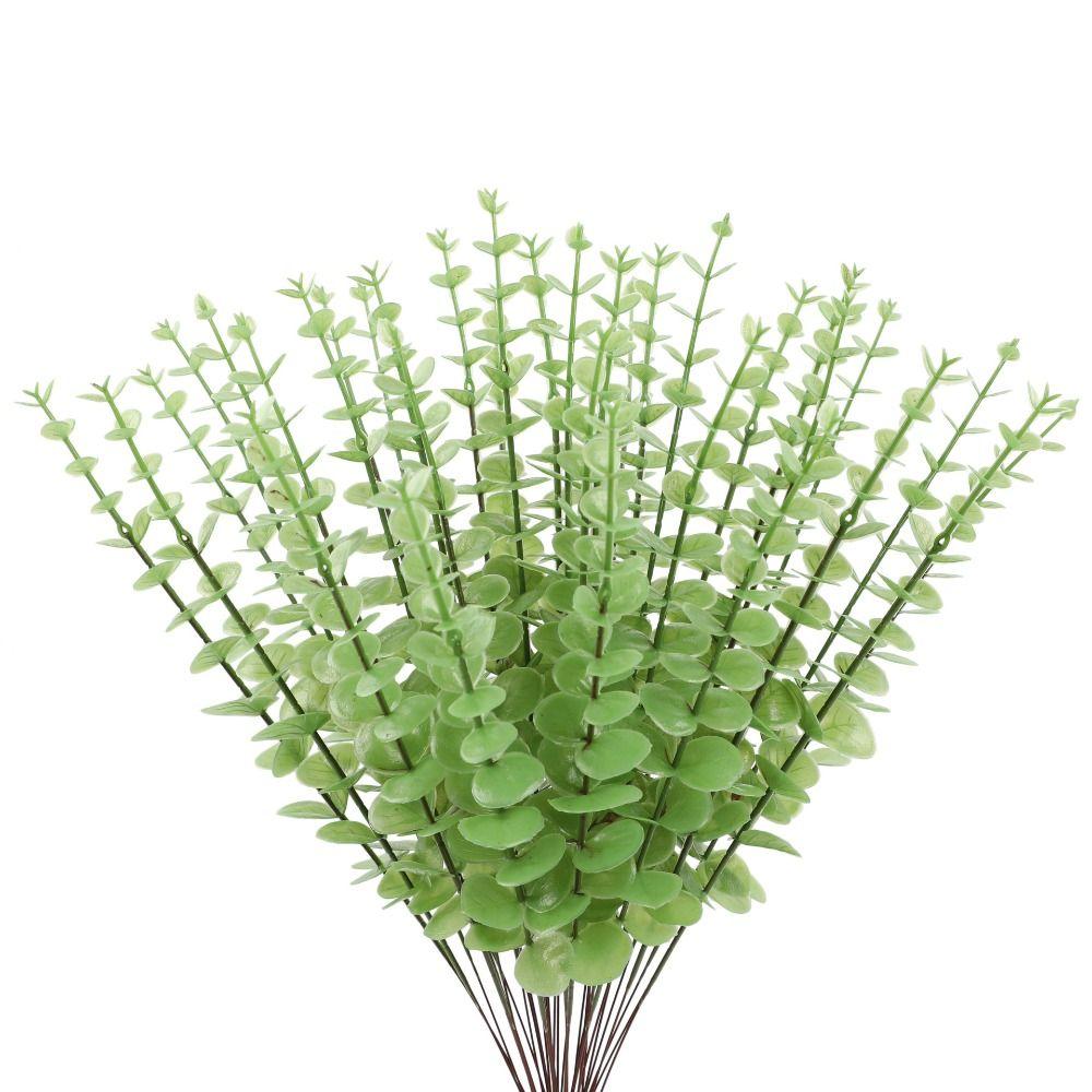 10 шт./набор Имитация Поддельные Растения Эвкалипта Искусственный Лист Эвкалипта Легко Использовать Вечеринка