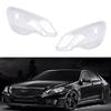 2PCS Front Headlight Glass Clear Cover For Mercedes Benz E-Class W212 2009-2014