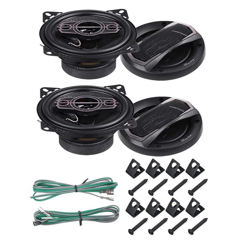 300 Вт 4-полосный 4-дюймовый автомобильный динамик для двери Авто Бас Аудио Музыка Стерео Мощный Авто Звук Автомобильный Твитер Автомобильный Коаксиальный Hifi Динамик