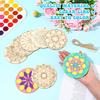 Wooden Mandala Painting Slices 40pcs, Crafts Ornament for Wedding & Home Decor
