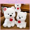 Highland White West Terrier Plush Toy Pp Cotton Filling Children Decor Playroom