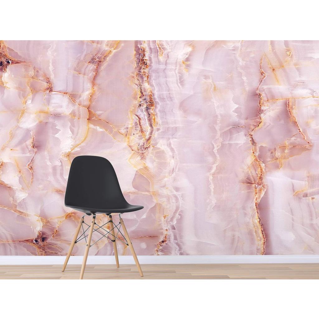 Modern Pink Marbling Wall Paper 3d Marble Wall Mural Luxury Fashion Marble Mural Living Room Sofa Tv Background Wall Mural
