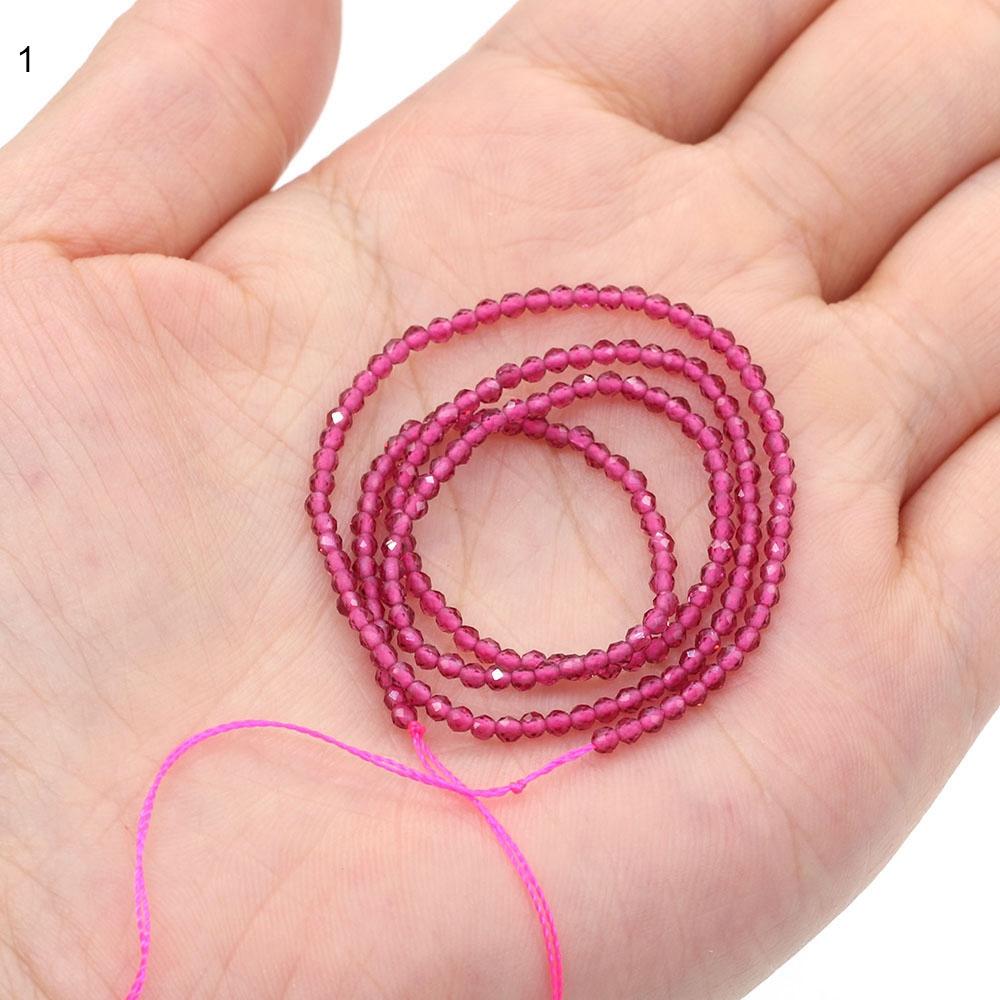 Натуральные граненые мелкие драгоценные камни 38 см, изготовление браслетов из красного граната, свободные бусины, аксессуары для самостоятельного изготовления