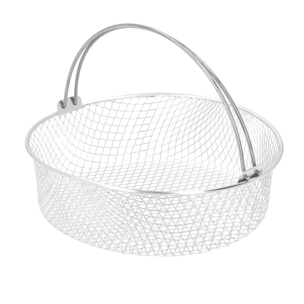 Корзина для жарки из нержавеющей стали с ручкой, кухонная сетчатая корзина для жарки, аксессуар для приготовления картофеля фри