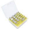 3mm 50pcs Diamond Burr Set Diamond Coated Drill Bit Grinding Burrs for Dremel Rotary Tool