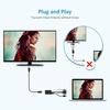 Преобразователь VGA в HD, аудио-видеокабель высокой четкости, адаптер VGA-входа, совместимый с HDMI-выходом для компьютера, ноутбука, телевизора, проектора