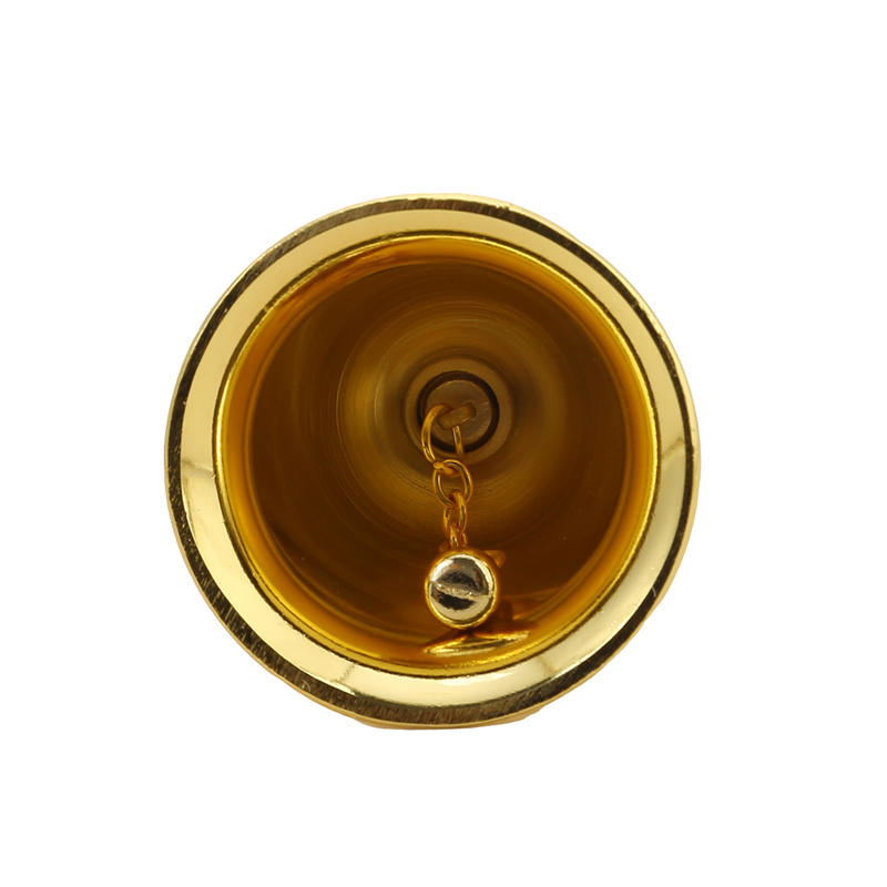 Винтажный колокольчик с ручным приводом для вызова персонала, рождественский расписной колокольчик для украшения свадебных мероприятий