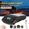 Hats Light Waterproof  IP64 Headlamp Flashlight LED Hat Light Clip On Hat Sensor  Power On Off