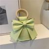 Мини-сумочка Sweet Bow Tie от дизайнера, кожаная сумка-ведро через плечо, женская модная сумка класса люкс, женская сумка-тоут.