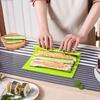 Silicone Sushi Rolling Curtain Non-Stick Dual-Sided Sushi Mat Food-Grade DIY Rolling Tool for Japanese Rice Rolls