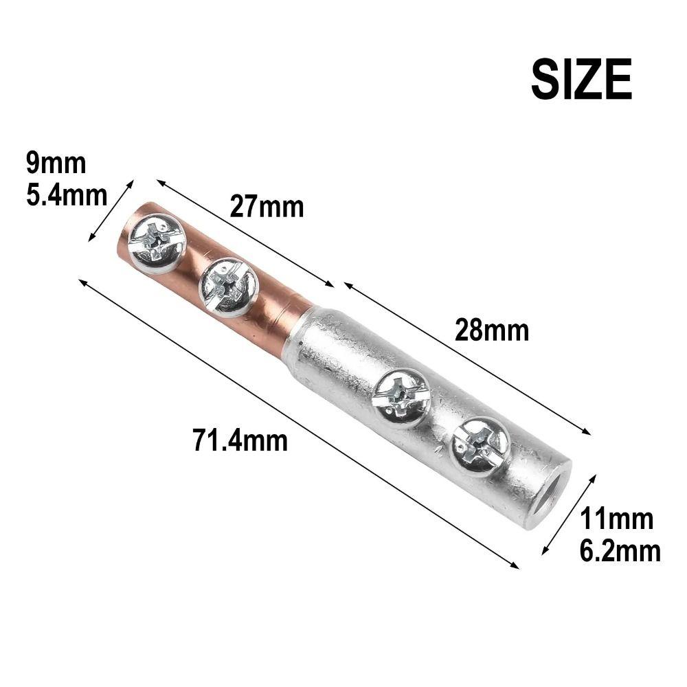 1Pcs Splice Sleeve Copper-aluminum Transition Tube Docking Terminal Cable Connector