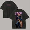 Bleach Anime Lover Washed Tshirt Year round clothing personality Clothes Plus Size Unisex NewModel Couples high quality soft